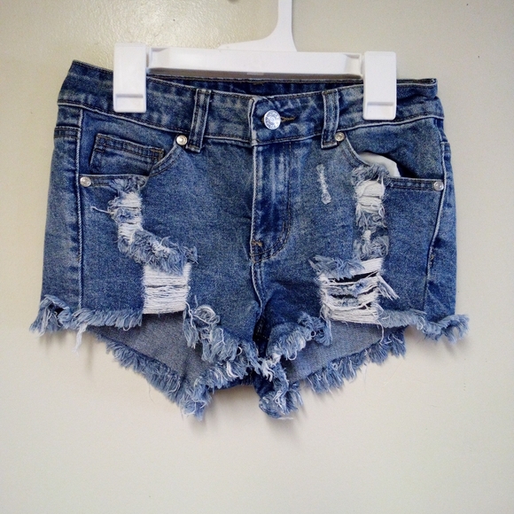 K.I.M. Pants - K.I.M.Distressed Denim Shorts Size M